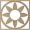 Ekena Millwork Blume Wood Fretwork Pierced Ceiling Medallion, Hickory, 34"OD x 11 3/4"ID x 3/8"T CMWP34X34X0375BLHI - alternate 3